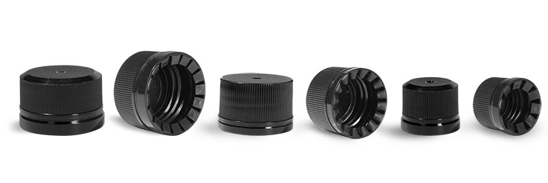 Plastic Caps, Polypropylene Ribbed Caps